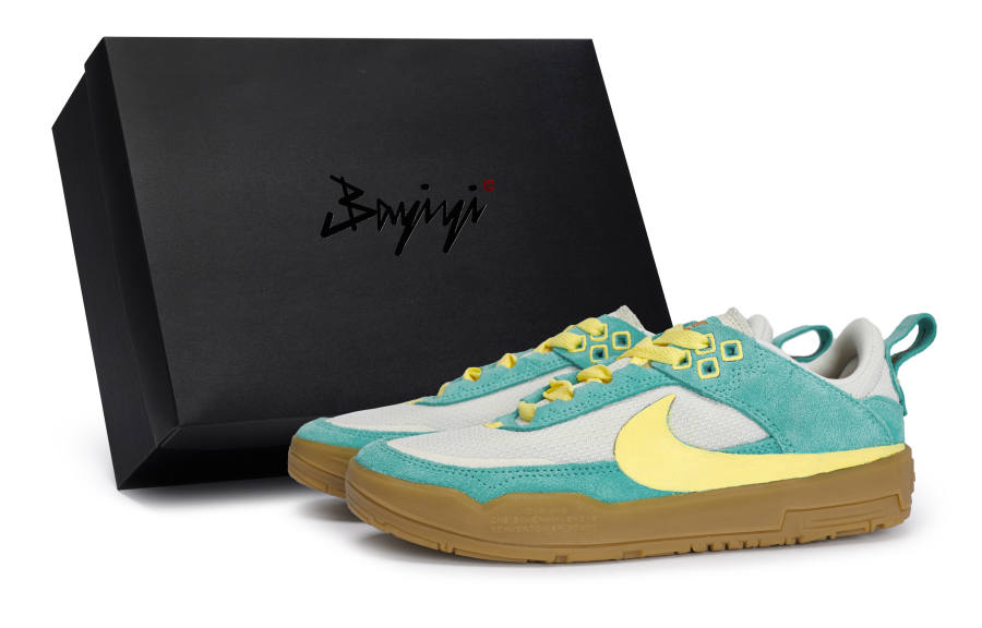 Nike Nike SB DAY ONE 811 Manufacturing, Mint Lemon Slip Resistant Abrasion Resistant Low top Kids' Skateboarding Shoes