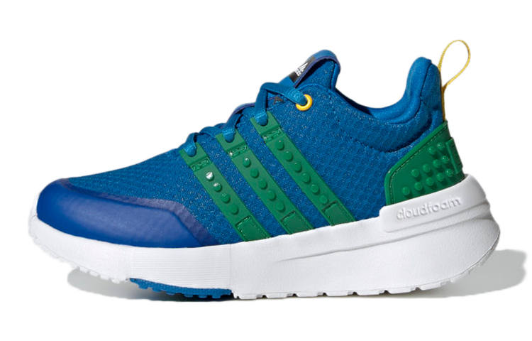 Adidas LEGO x Adidas Racer Tr K Slip Resistant Abrasion Resistant Low top Kids' Running Shoes Blue Kids'