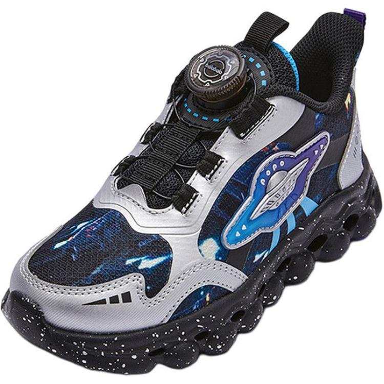 BALABALA Breathable Low top Kids' Running Shoes Silver Black Children Aged 3 7 Years Old