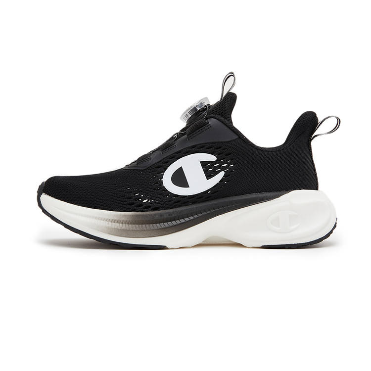 Champion Kids Fabric Versatile Abrasion Resistant Abrasion Resistant Low top Running Shoes Black Kids'