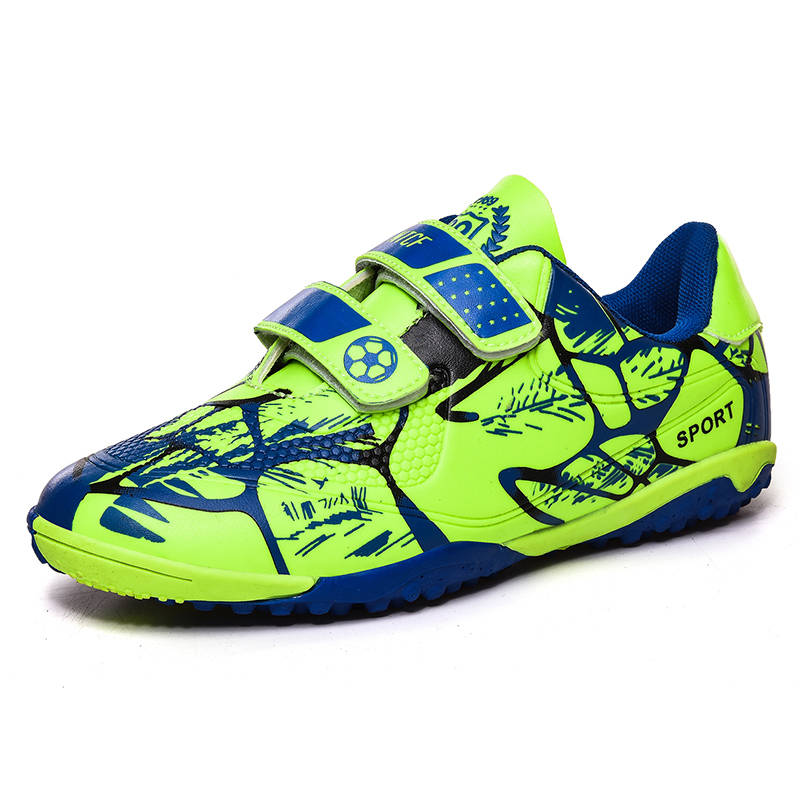 KUDING Campus Soccer Shoes Breathable And Slip Resistant Low top Boys And Girls Grassland Training Cleats Kids'