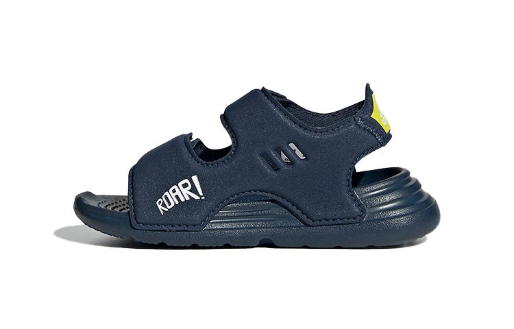 Adidas Adidas Swim Synthetic Leather Comfortable Low top Toddler Shoes Blue Infant And Toddler