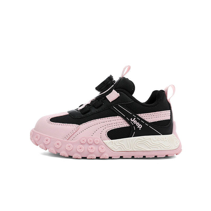 Jeep Low top Casual Shoes Black Pink Kids'