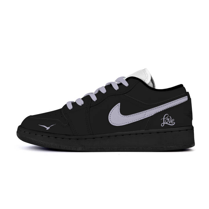 Jordan Jordan Air Jordan 1 Low Leather Cushioning Abrasion Resistant Cushioning, Wear Resistant Low top
