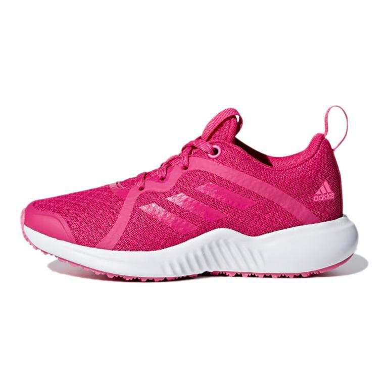 Adidas Adidas Fortarun X K Comfortable And Breathable Abrasion Resistant Low top Running Shoes Pink Kids'