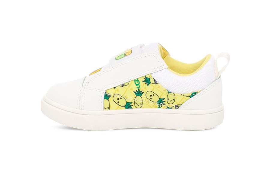 UGG Cow Leather Low top Toddler Shoes Pineapple Yellow Infant And Toddler