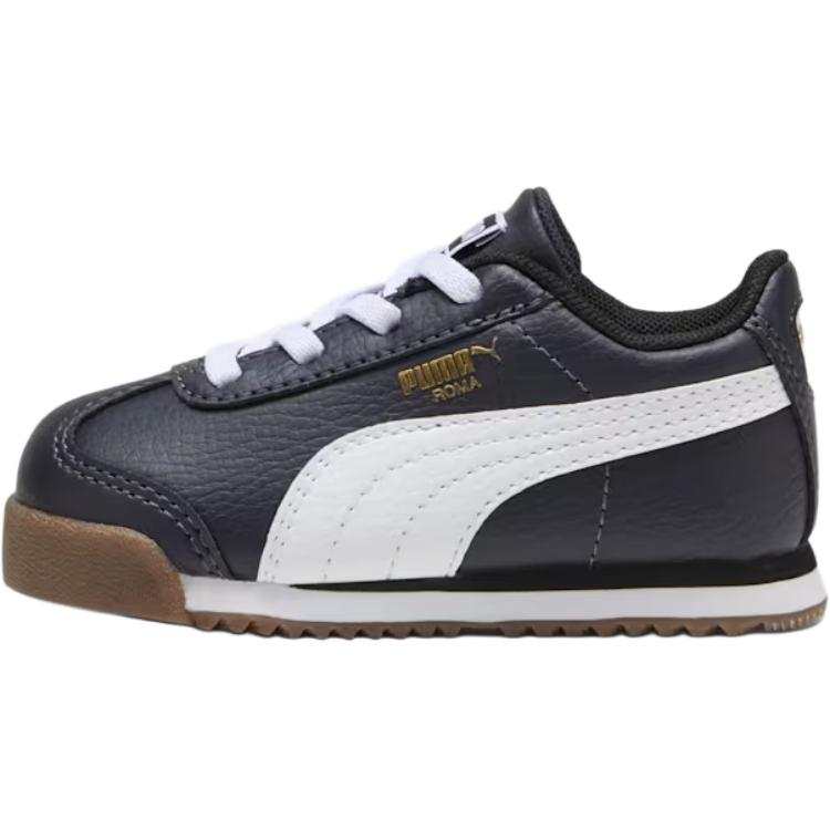 PUMA Roma 24 Low top Toddler Shoes Black White Infant And Toddler