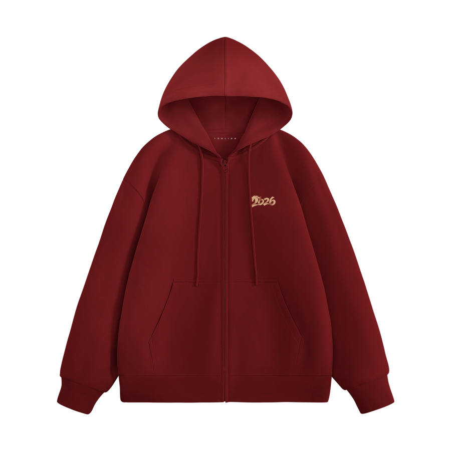 Tonlion Sweatshirts Women's Hooded Moderate Cardigan