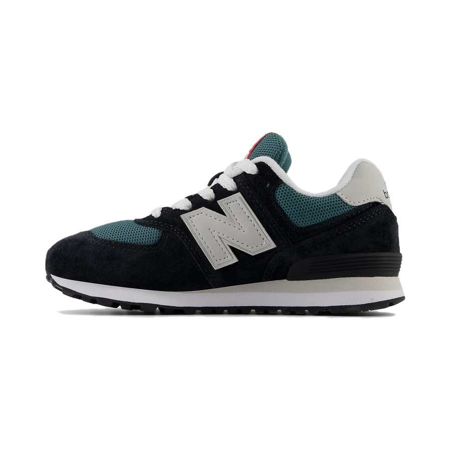 New Balance Pre school New Balance NB 574 Low top Kids' Running Shoes Black Green White