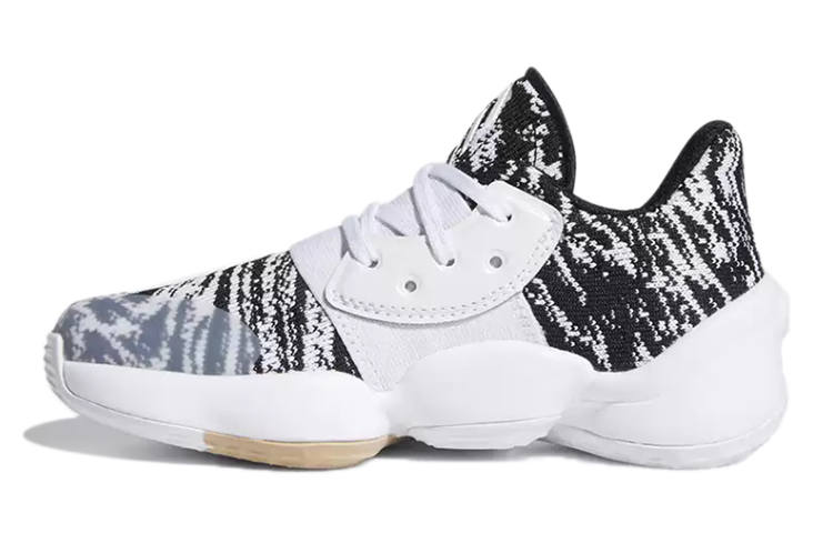 Adidas Adidas Harden Vol. 4 Non slip Lightweight Low top Children's Basketball Shoes Teenagers