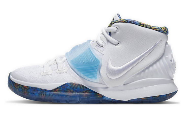 Nike Nike Kyrie 6 White Sapphire Crimson GS