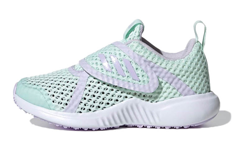 Adidas Adidas Fortarun Breathable Low top Kids' Running Shoes Green Purple Kids'