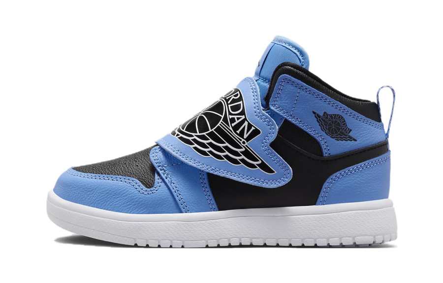 Jordan Jordan Air Jordan 1 Slip Resistant Abrasion Resistant High top Kids' Skateboarding Shoes Blue