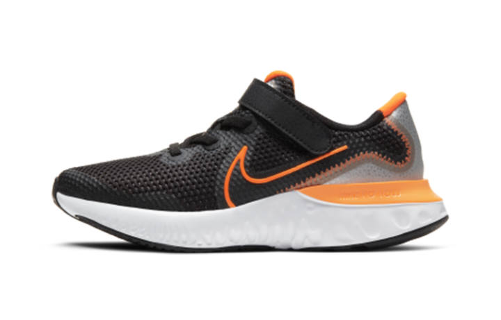 Nike Nike Renew Run Black Total Orange PS