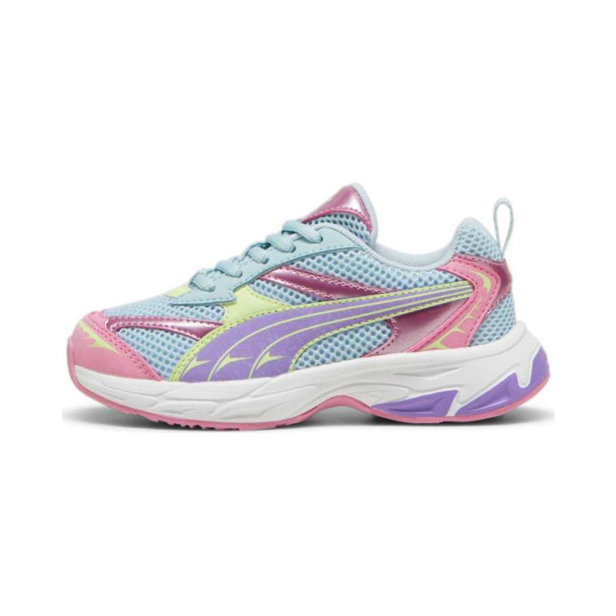 PUMA Morphic Kids Lifestyle Shoes Blue Pink Children Aged 3 7 Years Old
