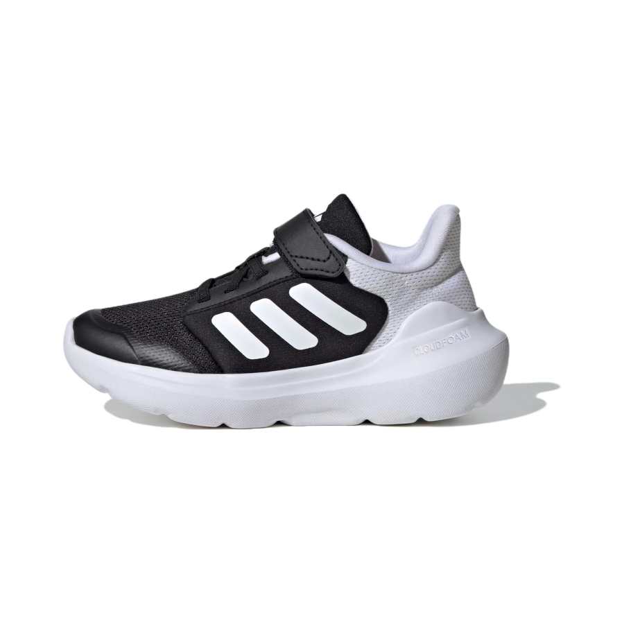 Adidas Adidas Fortarun Breathable Cushioning Low top Kids' Running Shoes Black White Children Aged 3 7 Years Old