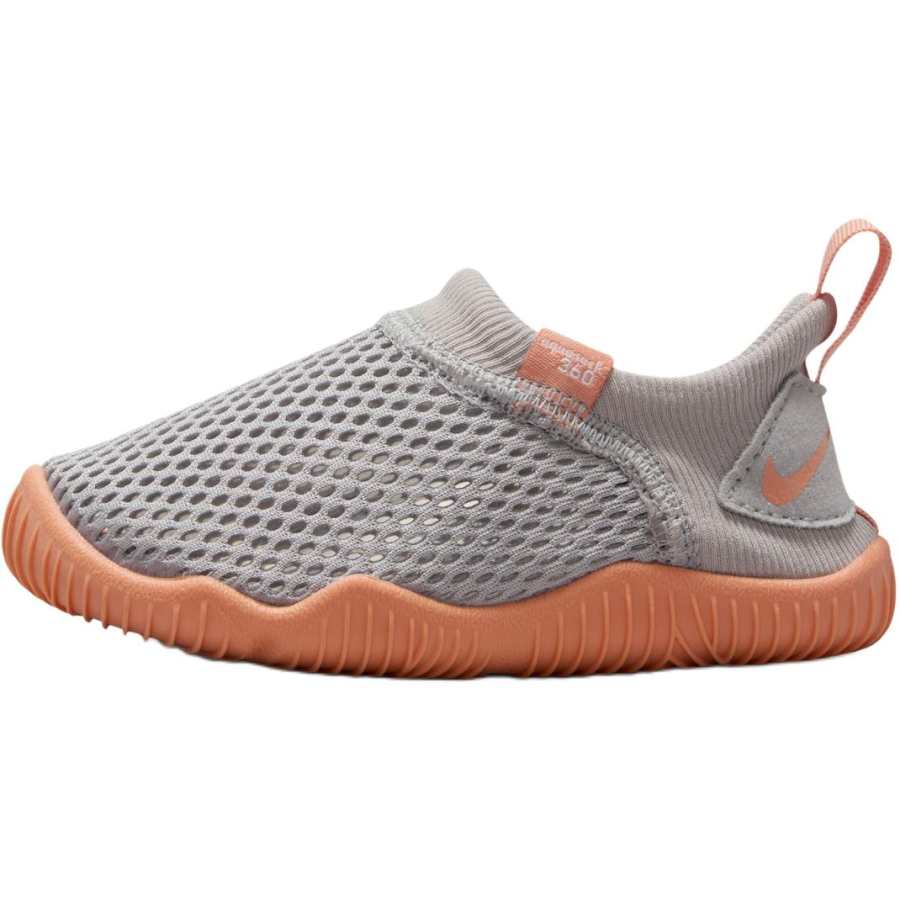 Nike Nike Aqua Sock 360 Fabric Anti Kick Cushioning Low top Toddler Shoes Silver Gray Infant And Toddler