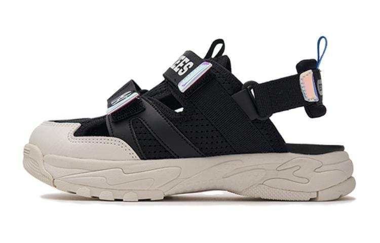 MLB New York Yankees Comfortable Slip Resistant Cushioning Breathable Children's Sandals Black Beige Kids'