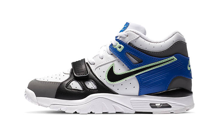 Nike Nike Air Trainer 3 BP Children's Basketball Shoes Black White Blue Children Aged 3 7 Years Old