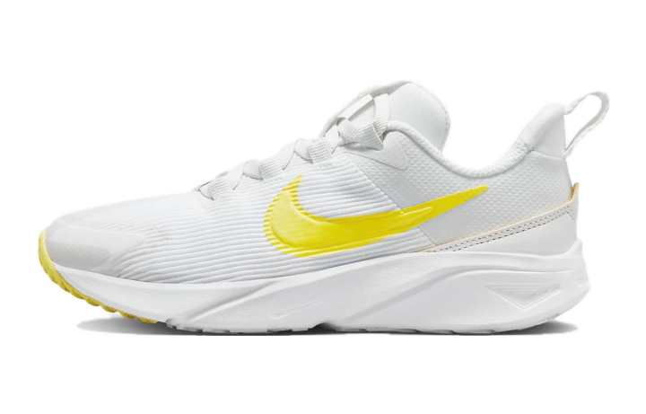 Nike Nike Star Runner 4 PS 'Summit White Opti Yellow'