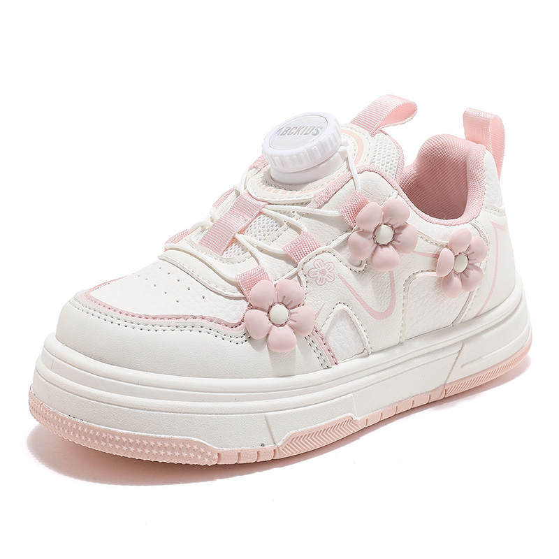 ABC KIDS Abrasion Resistant Abrasion Resistant Kids' Skateboarding Shoes White Pink Kids'