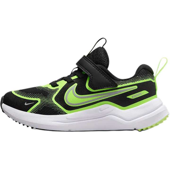 Nike Nike Cosmic Runner Breathable Low top Kids Lifestyle Shoes Black Green Kids'