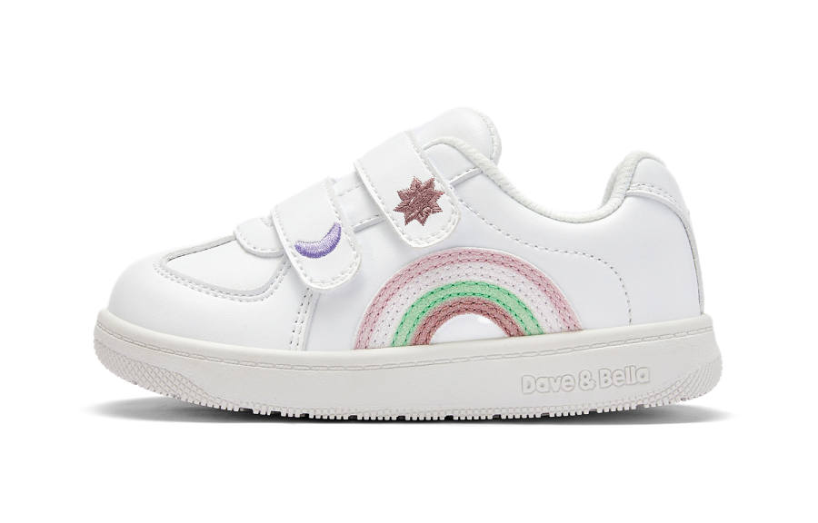 DAVE&BELLA Low top Kids' Skateboarding Shoes White Children Aged 3 7 Years Old