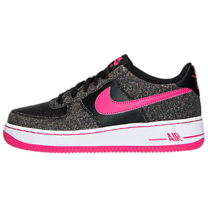 Nike Nike Air Force 1 Low Black Vivid Pink GS