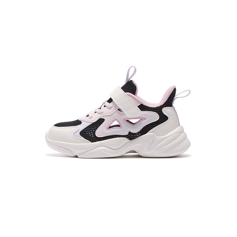 361°KIDS Casual Shoes Carbon Black/Light Water Pink/Feather White Teenagers