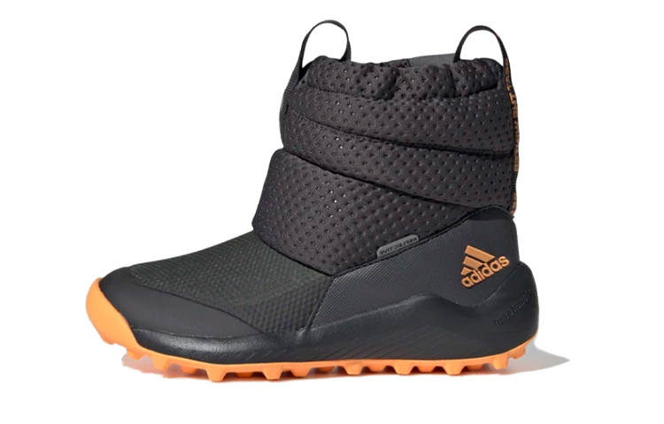 Adidas Adidas Rapidasnow C Waterproof And Warm Kids' Boots Black Orange Children Aged 3 7 Years Old