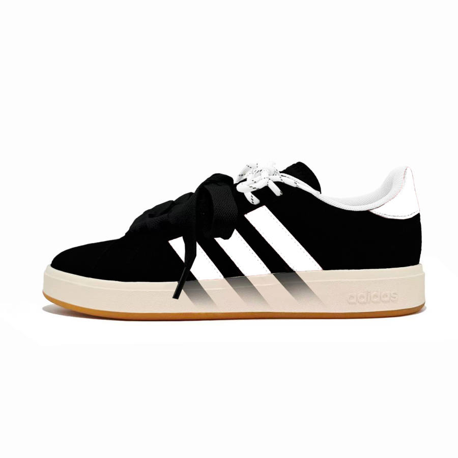 Adidas Adidas Grand Court Base 00s Adidas, Black Ice Crystal Low top Skateboard Shoes Unisex Black White