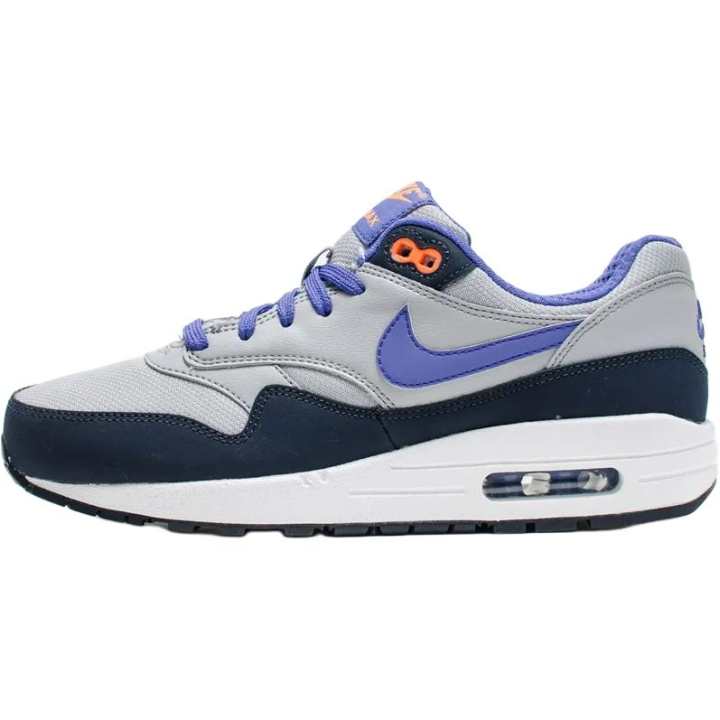 Nike Nike Air Max 1 Low top Running Shoes Silver Blue Unisex