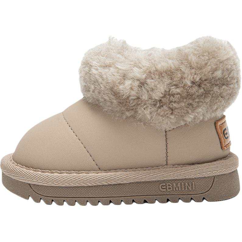 EBMINI Slip Resistant Anti Kick Abrasion Resistant Lightweight Cushioning Thermal High top Toddler Shoes