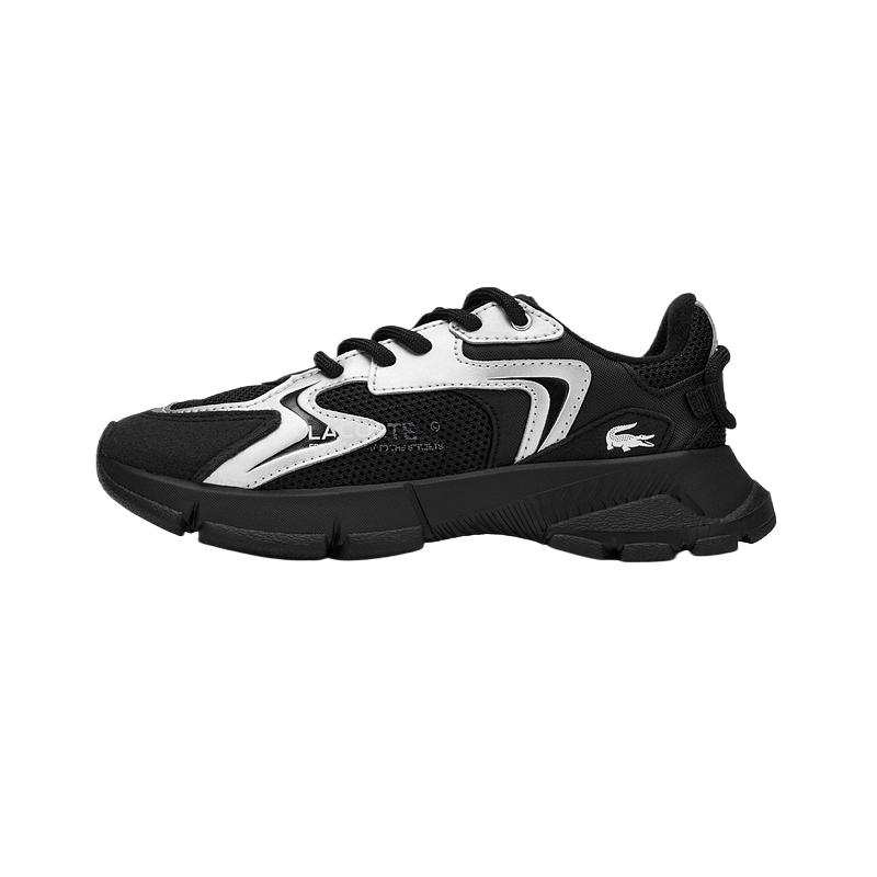 LACOSTE Mesh Low top Kids Lifestyle Shoes Black Kids'