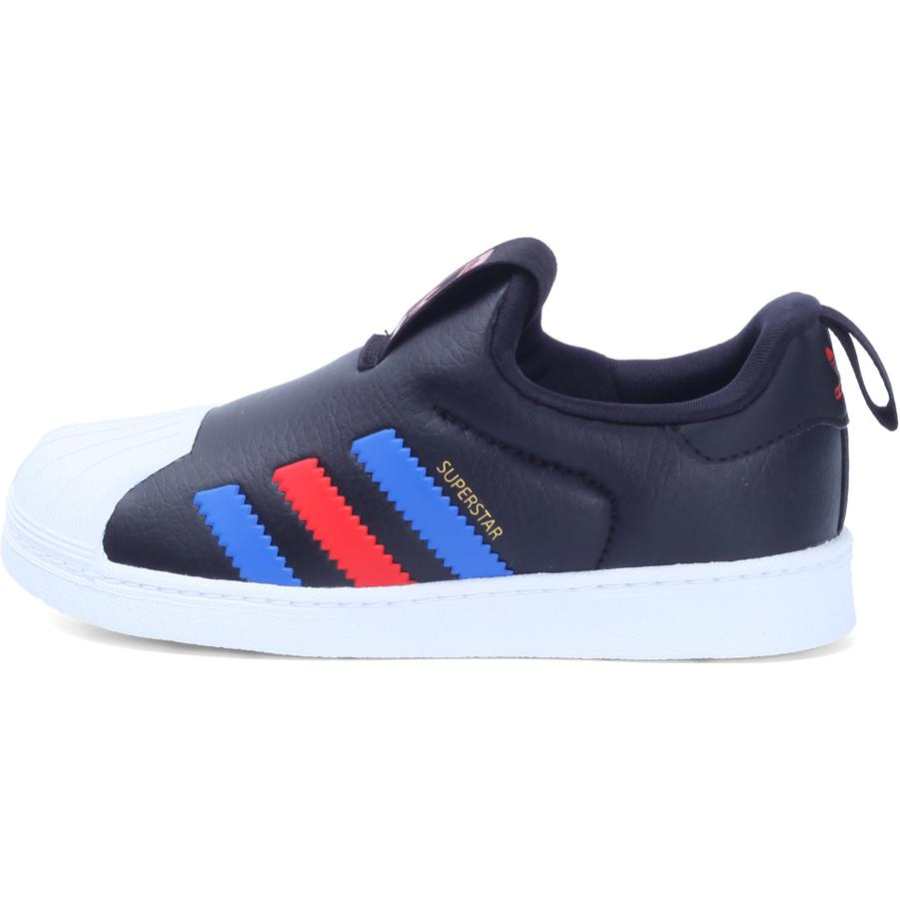 Adidas Originals Superstar 360 I Comfortable Anti Kick Cushioning Anti Kick Cushioning Low top Toddler Shoes Black
