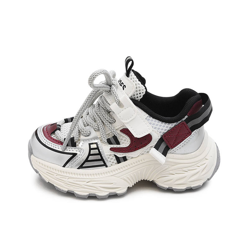 BODING BODING Slip Resistant Lightweight Cushioning Low top Casual Shoes Kids'