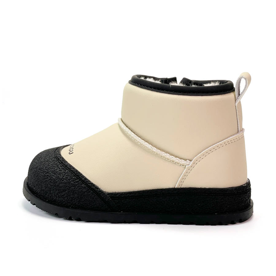 QINUOSHU Slip Resistant Anti Kick Thermal High top Kids' Boots Children Aged 3 7 Years Old