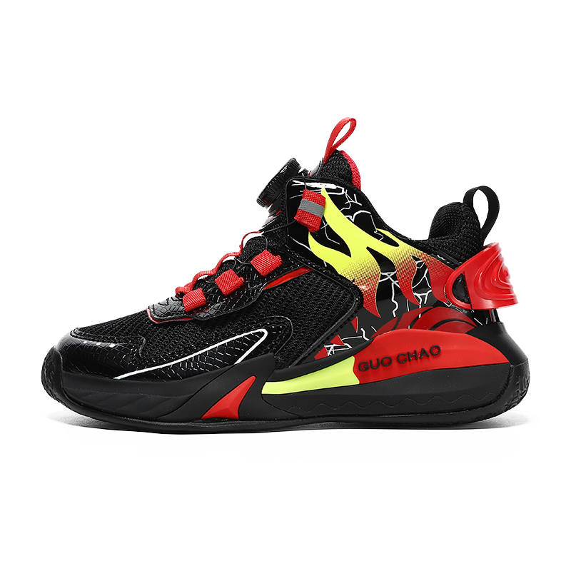 RHOBESAM Abrasion Resistant Breathable Abrasion Resistant Breathable Children's Basketball Shoes Kids'