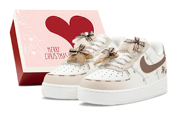 Nike Nike Air Force 1 Mini Gold Abrasion Resistant Slip Resistant Abrasion Resistant Slip Resistant Low top Skateboard Shoes