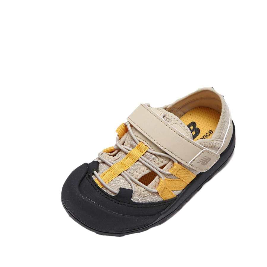 New Balance New Balance Synthetic Leather Low top Kids Lifestyle Shoes Beige Children Aged 3 7 Years Old