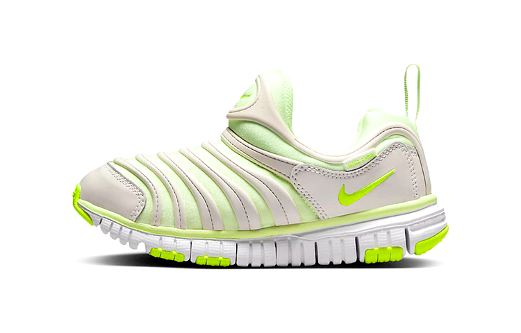 Nike Nike Dynamo Free Low top Sports Casual Shoes Gray Green Kids'