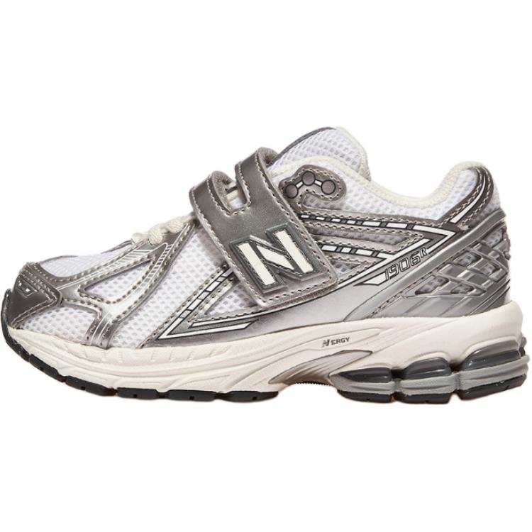 New Balance New Balance Low top Kids' Running Shoes White Silver Children Aged 3 7 Years Old