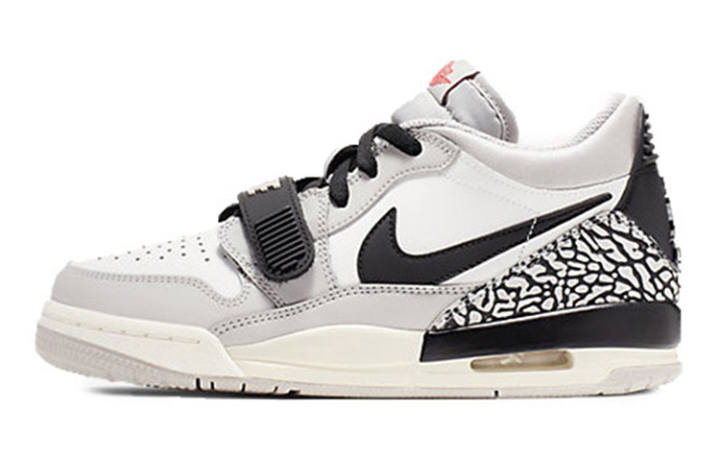 Jordan Jordan Legacy 312 Low Tech Grey Fire Red Black GS
