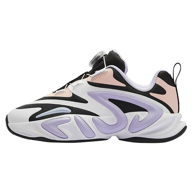 FILA KIDS BOA Slip Resistant Abrasion Resistant Low top Kids' Running Shoes Black/White MIND8 Southern Edition Unisex