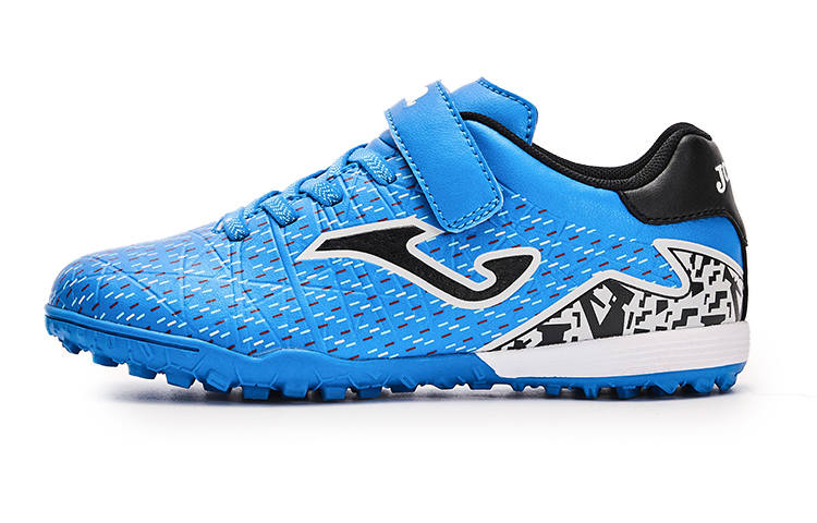 Joma Homer Abrasion Resistant Breathable Abrasion Resistant Breathable Low top Kids' Soccer Shoes Blue Black Kids'