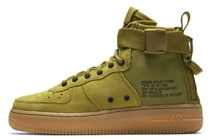 Nike Nike SF Air Force 1 Mid Desert Moss GS