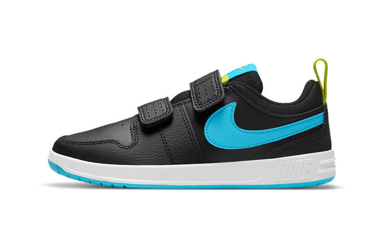 Nike Nike Pico 5 Cushioning Abrasion Resistant Lightweight Kids Lifestyle Shoes Black Blue Children Aged 3 7 Years Old