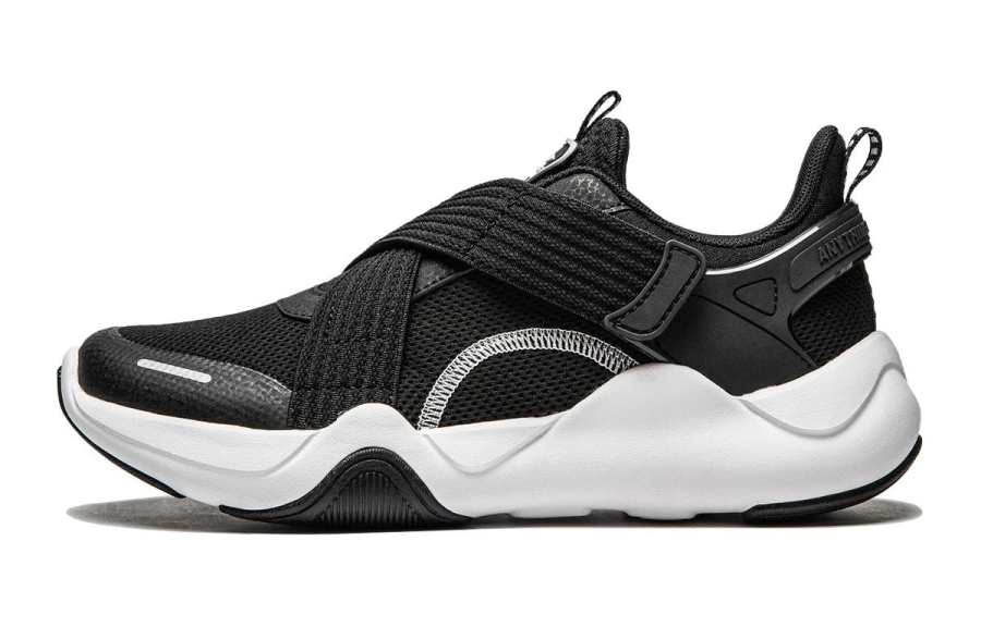 Li-Ning YOUNG Li Ning YOUNG Versatile Cushioning, Wear Resistant Low top Kids Lifestyle Shoes Black White