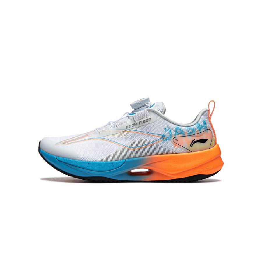 Li-Ning YOUNG Li Ning YOUNG Running Low top Running Shoes White Orange Teenagers