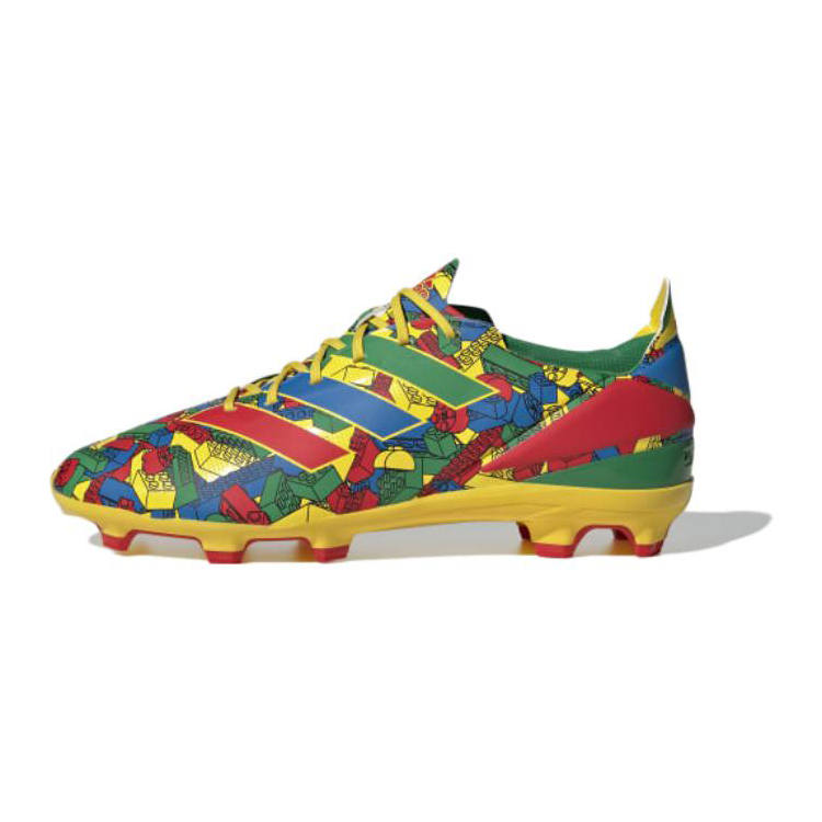 Adidas Adidas Gamemode Cushioning, Wear Resistant Low top Kids' Soccer Shoes Red Green Kids'